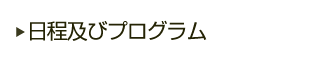 日程及びプログラム